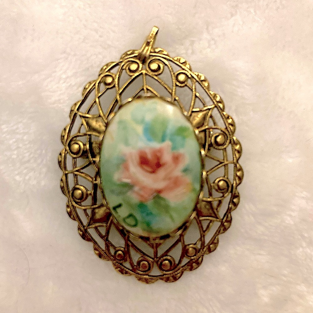 Vintage Floral Brooch